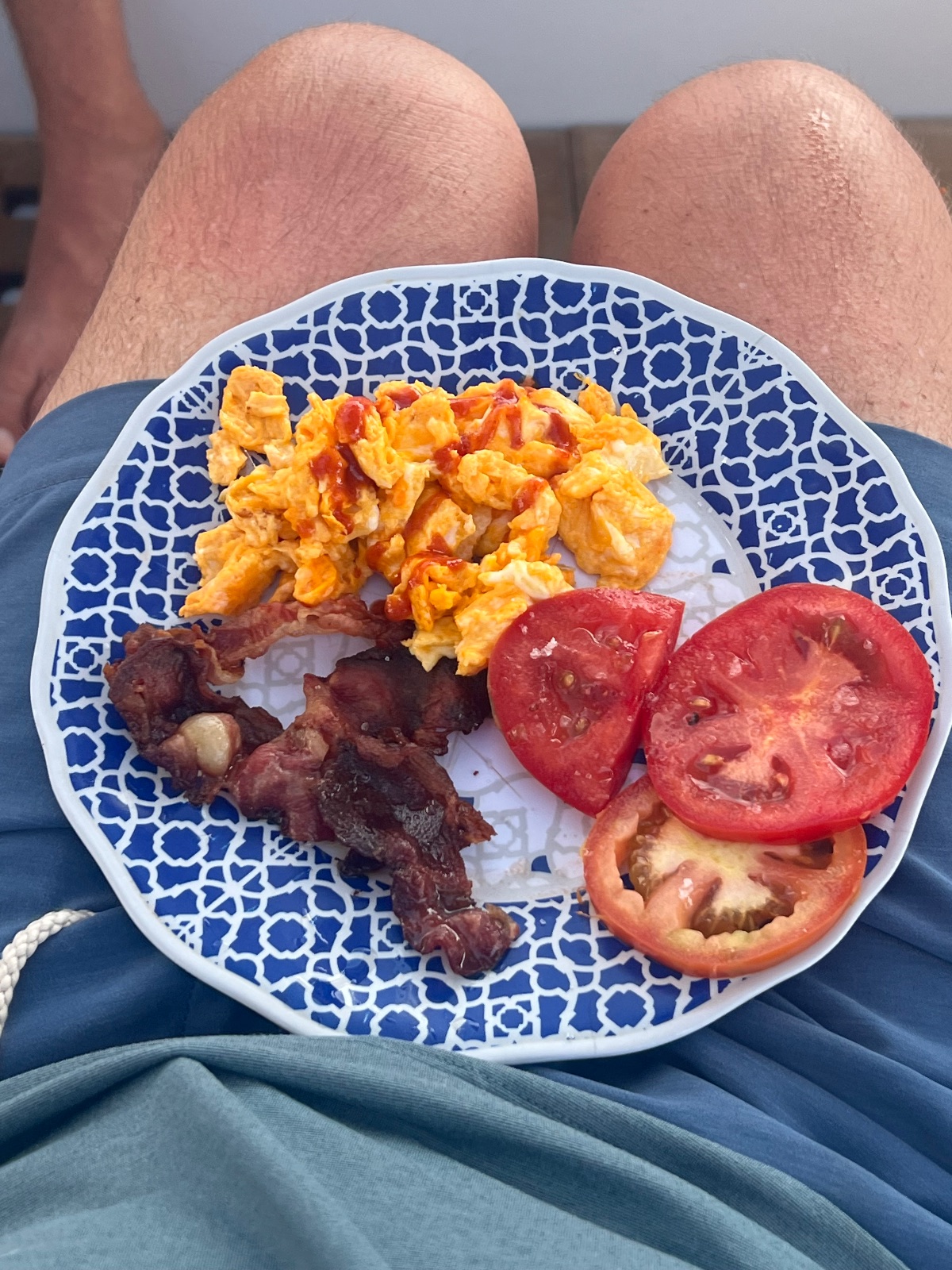 Breakfast (with hot sauce)