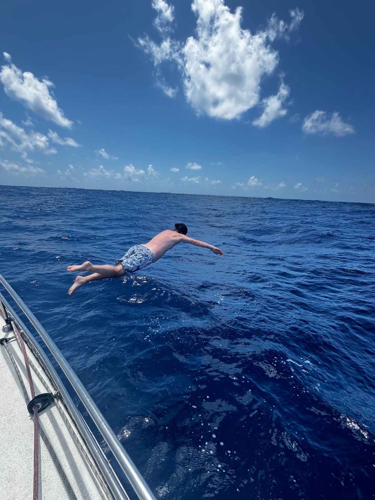 From the boat