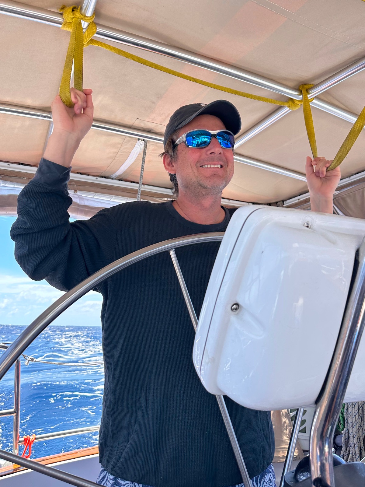 At the helm